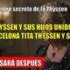 Tita Cervera Thyssen CAPTAN a su familia unida en Barcelona