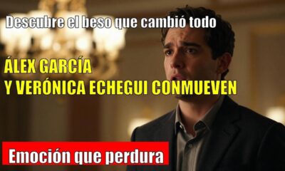 Álex García CONMUEVE con su primer beso a Verónica Echegui
