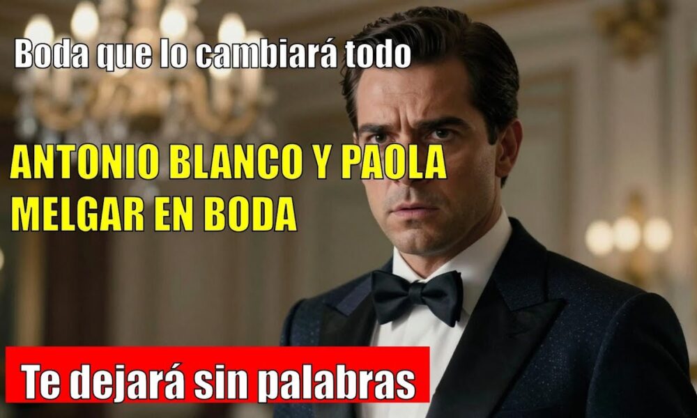 ANTONIO BLANCO SORPRENDE con su boda de lujo entre la élite del fútbol