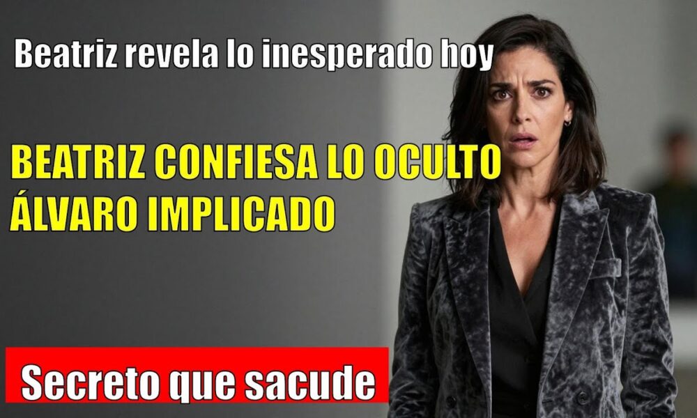Beatriz CONFIESA que mató a Álvaro