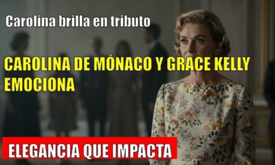 Carolina de Mónaco LUCE con su hija y su hermano en homenaje a Grace Kelly