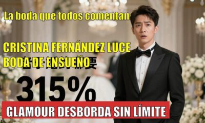 Cristina Fernández LUCE su BODA de ensueño con 350 invitados