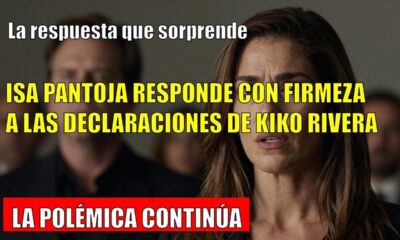 Isa Pantoja RESPONDE a las palabras de Kiko Rivera