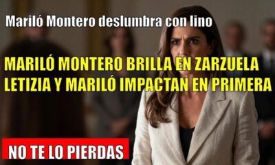 Mariló Montero LUCE conjunto de lino con pantalón palazzo para la primavera