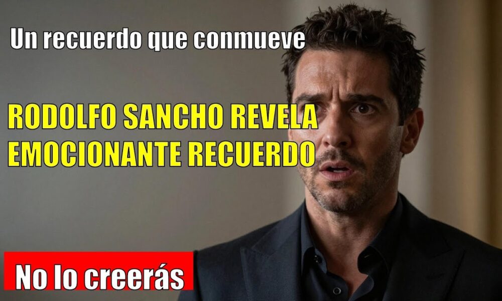 Rodolfo Sancho ADMITE que su hijo recuerda a su MADRE intentando SUICIDARSE