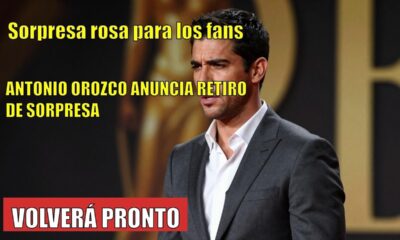 Antonio Orozco ANUNCIA su retiro de los escenarios