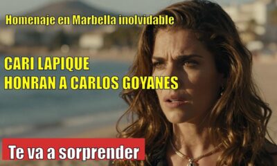 Cari Lapique PROTAGONIZA homenaje a Carlos Goyanes en Marbella