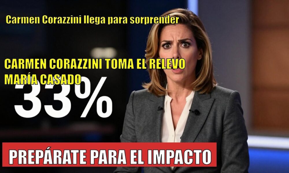 Carmen Corazzini SORPRENDE al frente de Informativos Telecinco