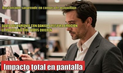 David Bustamante SORPRENDE al acompañar a Daniella a comprar maquillaje