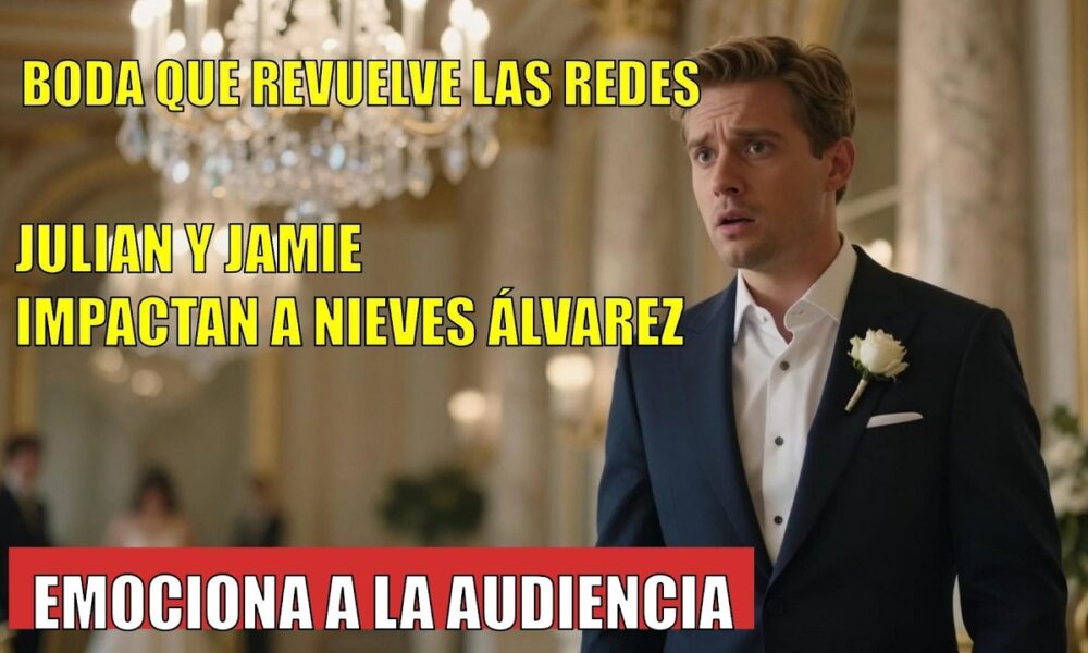 Julian SORPRENDE en la boda de Bill Saad con Nieves Álvarez