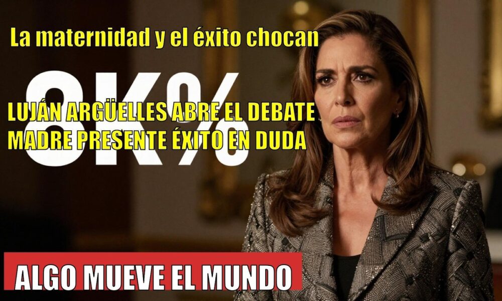 Luján Argüelles ADMITE que la maternidad y el éxito profesional son incompatibles