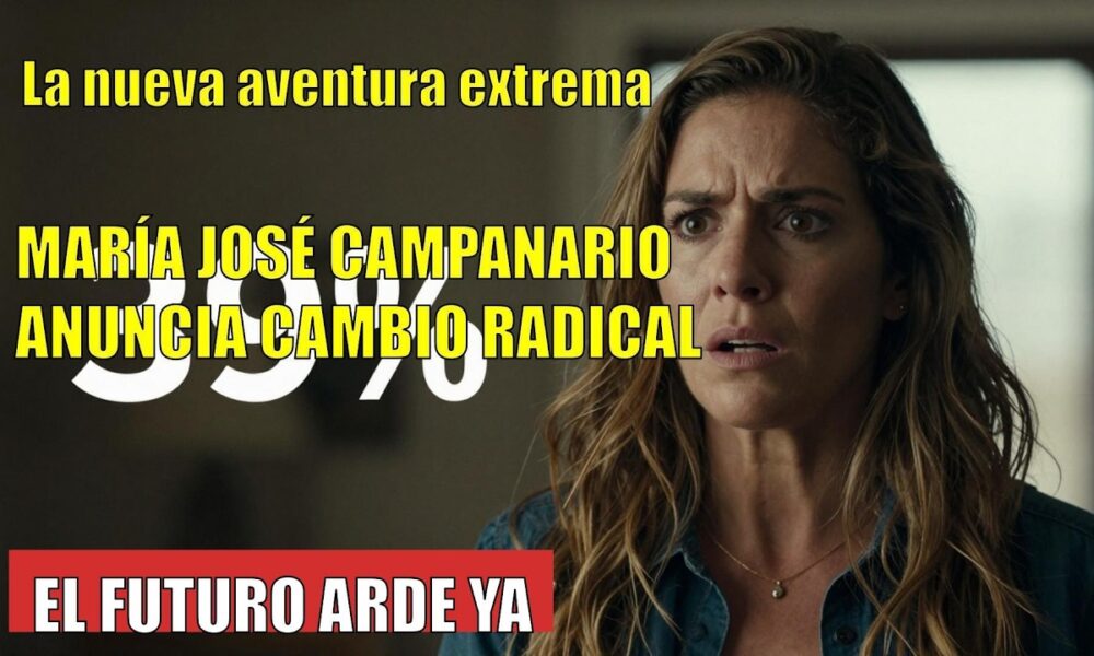 María José Campanario ANUNCIA su aventura extrema