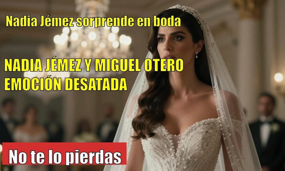 Nadia Jémez SORPRENDE con su boda en Oleiros