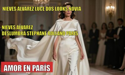 Nieves Álvarez LUCE dos looks para su NOVIA en París