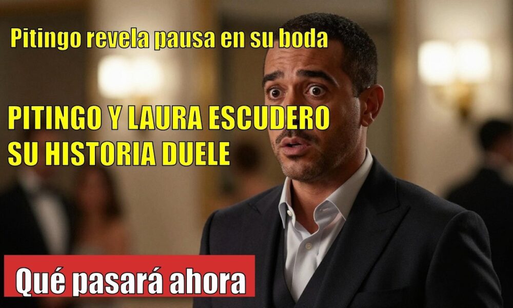 Pitingo SORPRENDE con la cancelación de su boda