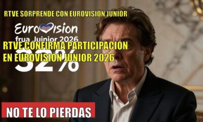 RTVE SORPRENDE al confirmar su participación en Eurovisión Junior 2026
