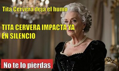 Tita Cervera ANUNCIA dejar de fumar para disfrutar la vida