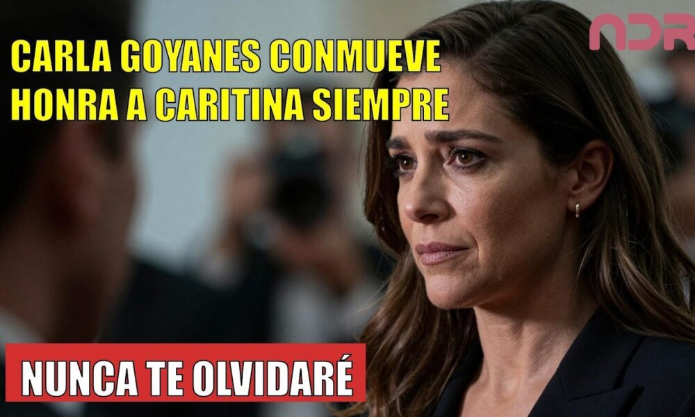 Carla Goyanes CONMUEVE recordando a Caritina dos años después