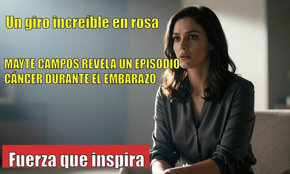 Mayte Campos ANUNCIA su CÁNCER durante el embarazo
