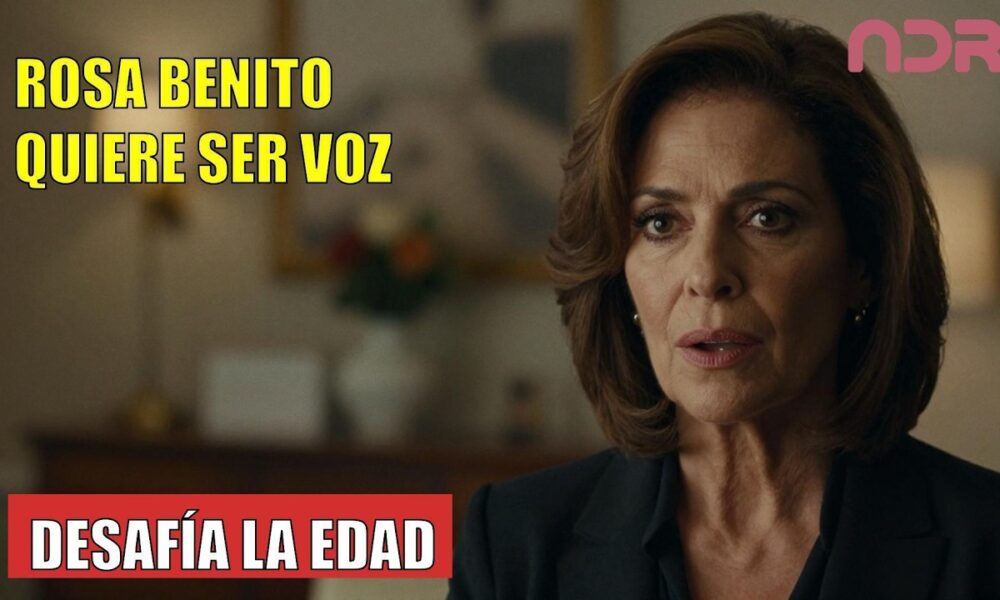 Rosa Benito ADMITE su deseo de ser VOZ para mujeres de su EDAD