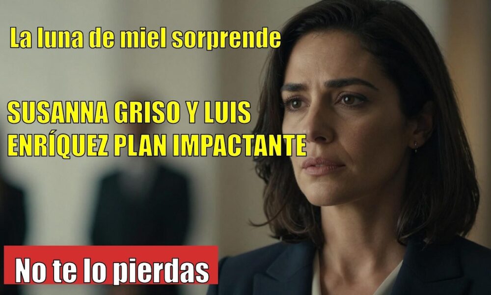 Susanna Griso LUCE su luna de miel junto a Luis Enríquez