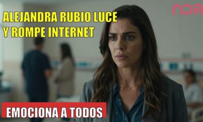 Alejandra Rubio LUCE al salir del hospital