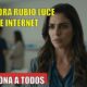 Alejandra Rubio LUCE al salir del hospital