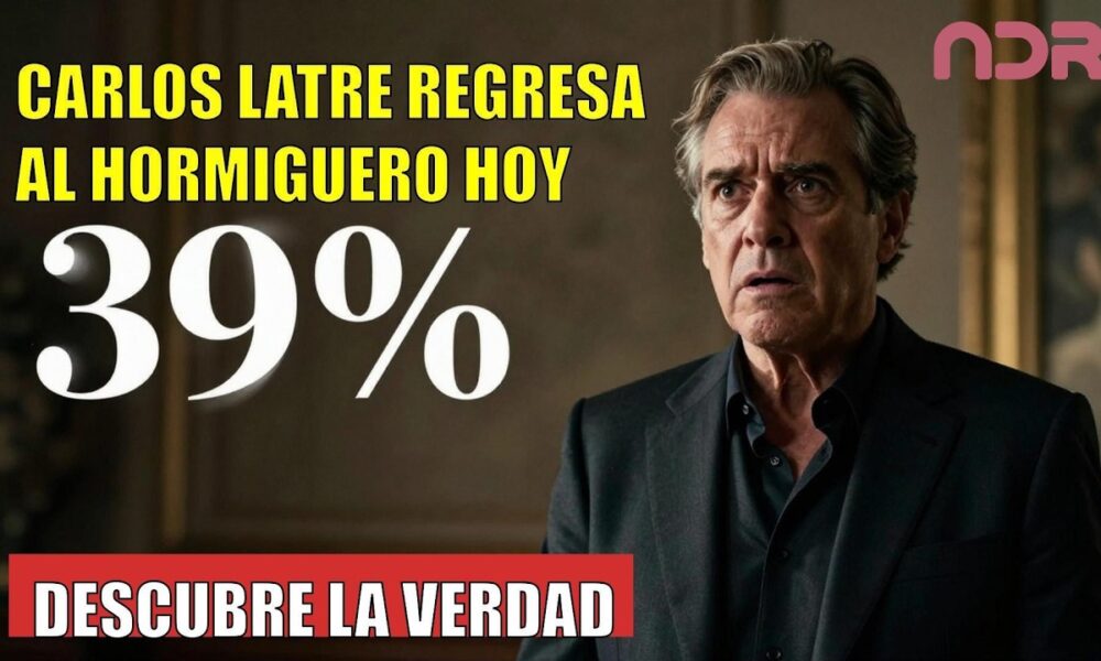 Carlos Latre SORPRENDE su regreso a El Hormiguero