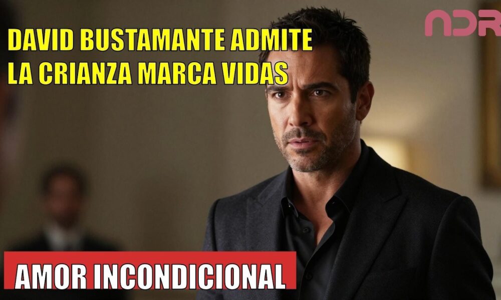 David Bustamante ADMITE la crianza de sus hijos