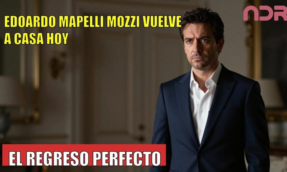 Edoardo MAPELLI MOZZI APARECE en casa con sus tres hijos