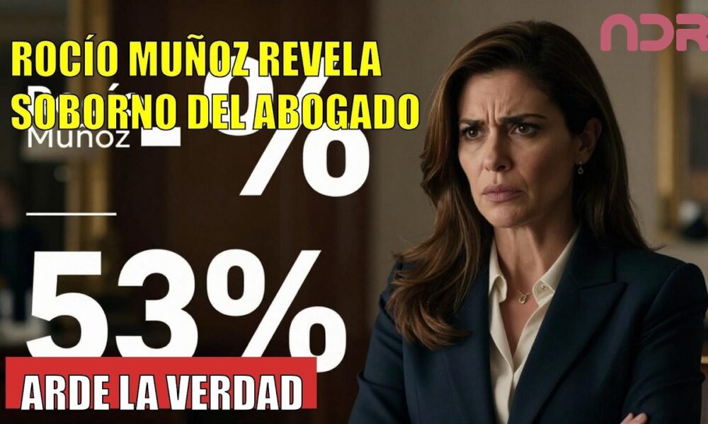 Rocío Muñoz REVELA soborno del abogado de Omar Montes