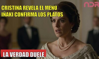 CRISTINA e IÑAKI DESTAPAN el menú de la boda