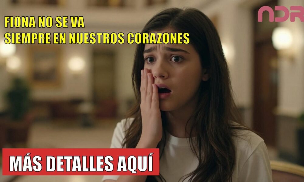 Fiona CONMUEVE con la noticia de su fallecimiento a los 13 años