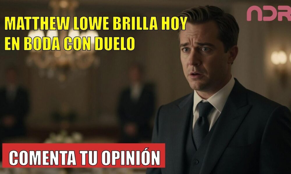 Matthew Lowe SORPRENDE en la boda de Rob Lowe en PLENO duelo